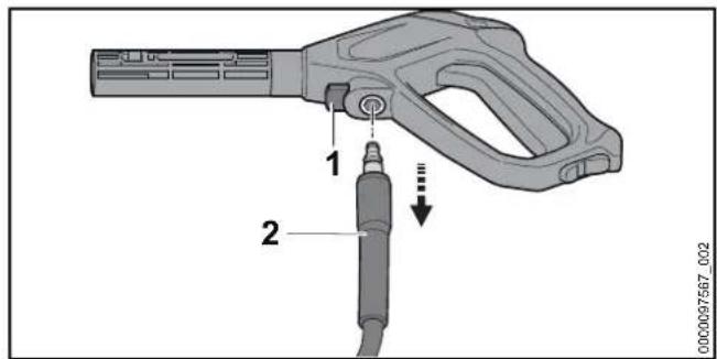 STIHL RE 80 X - Spritzpistole abbauen - 1