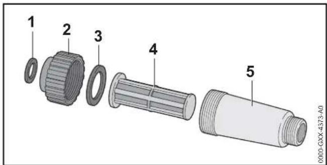 STIHL RE 80 X - Waterfilter reinigen - 1