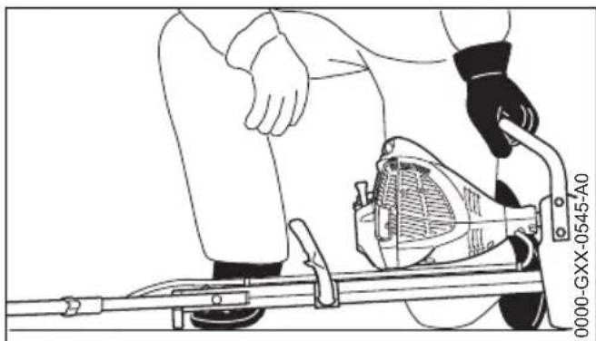STIHL MM 56 - Lancement du moteur - 1