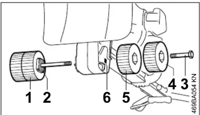 STIHL MM 56 - Montage des masses d'alour- dissement - 2