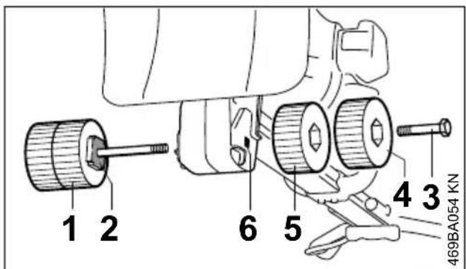 STIHL MM 56 - Montaggio della zavorra - 2