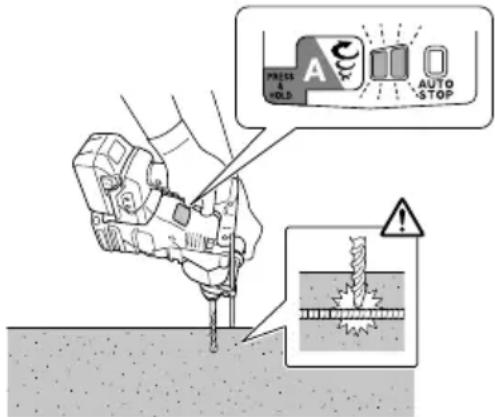 HiKOKI DH3628DC - CONTROLO DE FORÇA REATIVA - 1
