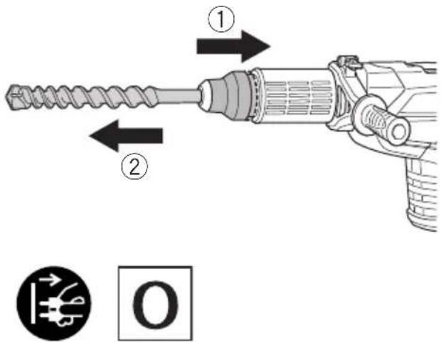 HiKOKI DH52MEY - Inspisere boringsbitene - 1