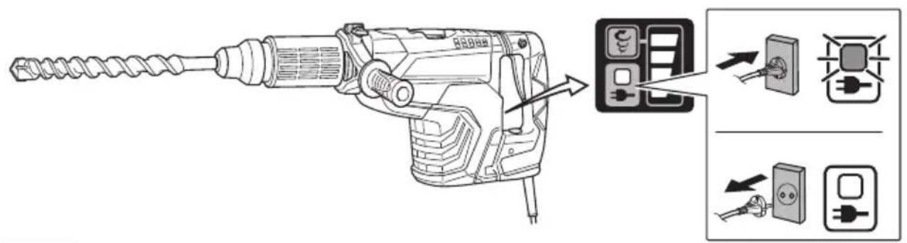 HiKOKI DH52MEY - Inspisere boringsbitene - 5