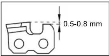 SCHEPPACH KS1500 - Setting the depth gauge distance - 1