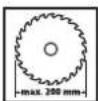 WOLFCRAFT Master cut 2600 - Символы и их значение - 19