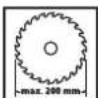 WOLFCRAFT Master cut 2600 - SEMBOLLER VE ANLAMLARI - 19