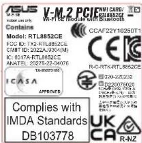ASUS TUF GAMING B760M-PLUS II - Simplified EU Declaration of Conformity - 1