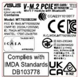 ASUS ROG STRIX B860-I GAMING WIFI - Receiver Category 1 - 1
