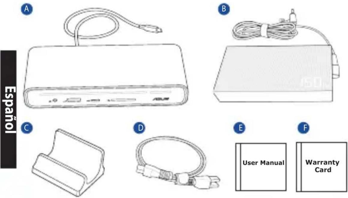 ASUS DC300 - Contenido del paquete - 1
