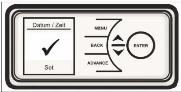 DIMPLEX RCE 100 - Einstellung Datum / Uhrzeit - 3