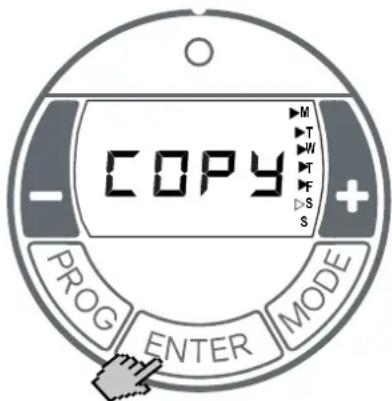 DIMPLEX DX 530E - Copying programs - 1