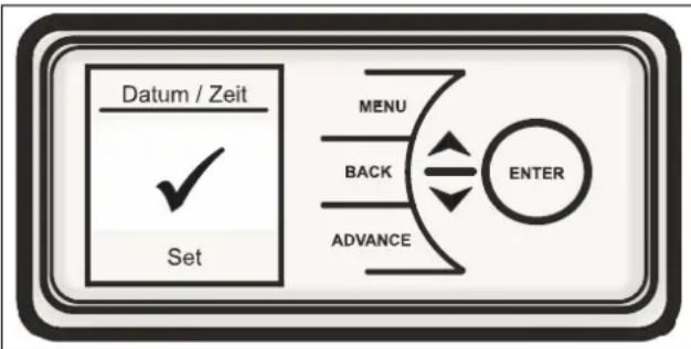 DIMPLEX RCE 150 - Date/Time setting - 3