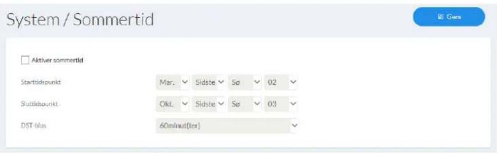 ABUS IPCB44510B - Sommertid (DST) - 1