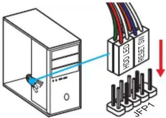 MSI B150M Gaming Pro - JFP1, JFP2: Front Panel Connectors - 2