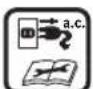 BOSCH UniversalGrassCut 18V-260 - Erläuterung der Symbole auf dem Gartengerät - 7