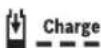 BOSCH UniversalGrassCut 18V-260 - Grön blinker (snabb) i batteriladdningsindikatorn - 1