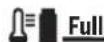 BOSCH UniversalGrassCut 18V-260 - Continuous Lighting of the Green Battery Charge Indicator - 1