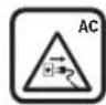 BOSCH UniversalGrassCut 18V-260 - Пояснения на символите на машината - 6