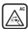 BOSCH UniversalGrassCut 18V-260 - Aiatööriistal olevate sümbolite selgitus - 6