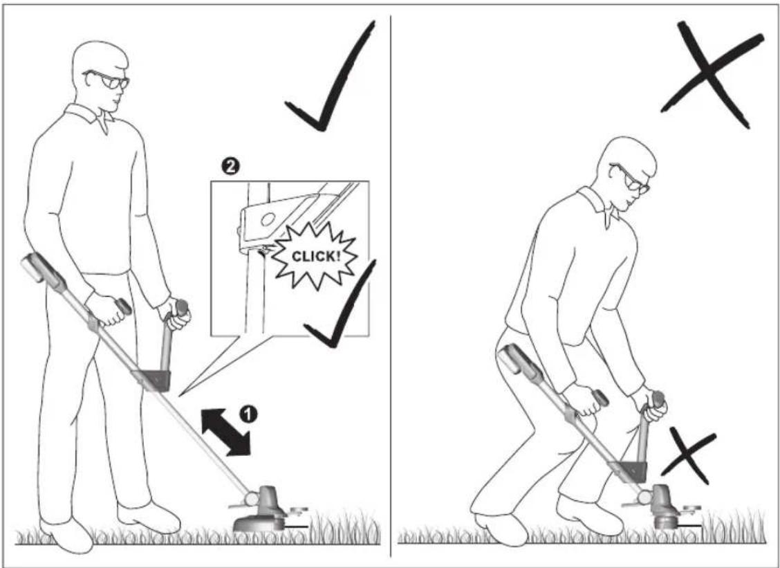 BOSCH UniversalGrassCut 18V-260 - جمل دستگاه - 3
