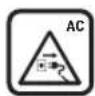 BOSCH UniversalGrassCut 18V-260 - Explication des symboles se trouvant sur l'outil de jardin - 6