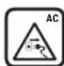 BOSCH UniversalGrassCut 18V-260 - Explicación de la simbología utilizada en el aparato para jardín - 6