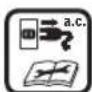 BOSCH UniversalGrassCut 18V-260 - Ερμηνεία των συμβόλων επάνω στο μηχάνημα - 7