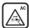 BOSCH UniversalGrassCut 18V-260 - Forklaring av symbolene på hageredskapet - 6