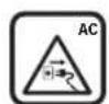 BOSCH UniversalGrassCut 18V-260 - Razlaga simbolov na vrtnem orodju - 6