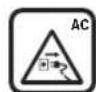 BOSCH UniversalGrassCut 18V-260 - Forklaring af symboler på haveredskabet - 6