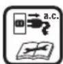 BOSCH UniversalGrassCut 18V-260 - Uz dârza instrumenta korpusa attêloto simbolu skaidrojums - 7