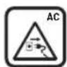 BOSCH EasyGrassCut 18V-230 - Explication des symboles se trouvant sur l'outil de jardin - 6