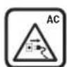 BOSCH EasyGrassCut 18V-230 - Spiegazione dei symboli presenti sull'apparecchio per il giardinaggio - 6