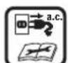 BOSCH EasyGrassCut 18V-230 - Ant sodo priežiūros irankio pavaizduotu simboliu paaiskinimas - 7