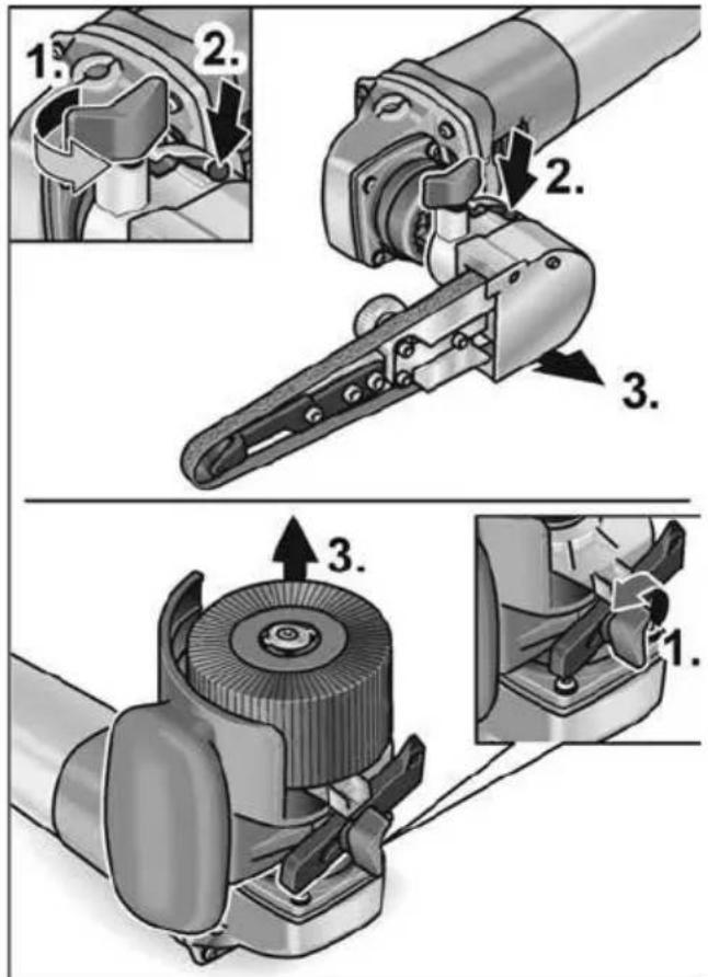 Flex BSE 8-4 50 - Demontaż nasadek - 2