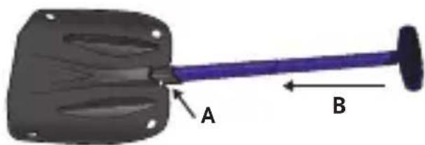 Black Diamond Transfer - EVAC SHOVEL - 1
