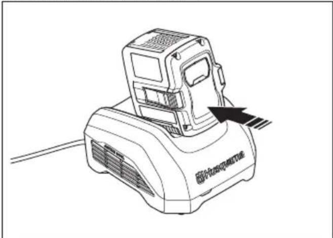 HUSQVARNA 525iHF3 - De accu opladen - 1