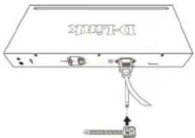 D-LINK DGS-1210-52/ME - Installing Power Cord Retainer - 3