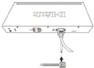 D-LINK DGS-1210-52/ME - 安裝電源線固定器 - 2