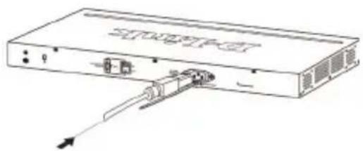 D-LINK DGS-1210-52/ME - Installing Power Cord Retainer - 2