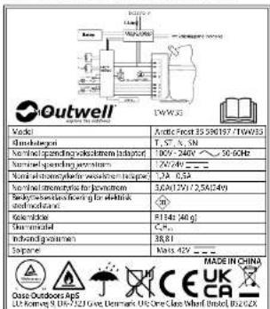Outwell Arctic Frost 55 - GARANTI - 1