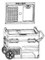 Outwell Arctic Frost 55 - REVERSE LID OPENING DIRECTION - 4