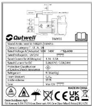 Outwell Arctic Frost 55 - GUARANTEE - 3