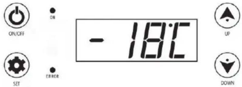 Outwell Deep Chill 29 - Display & control panel: - 1