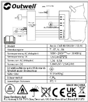 Outwell Arctic Chill 40 - GARANTIE - 2