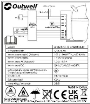Outwell Arctic Chill 40 - GARANTIE - 1