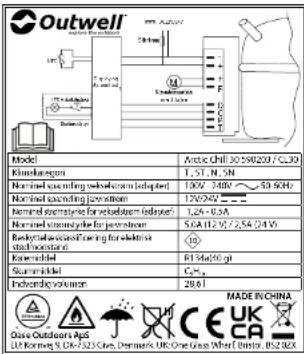 Outwell Arctic Chill 40 - GARANTI - 1