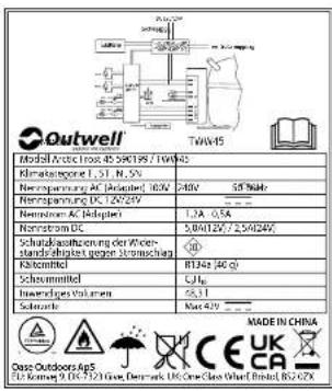 Outwell Arctic Frost 35 - GARANTIE - 2