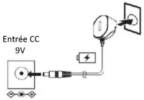 Entrée CC 9V